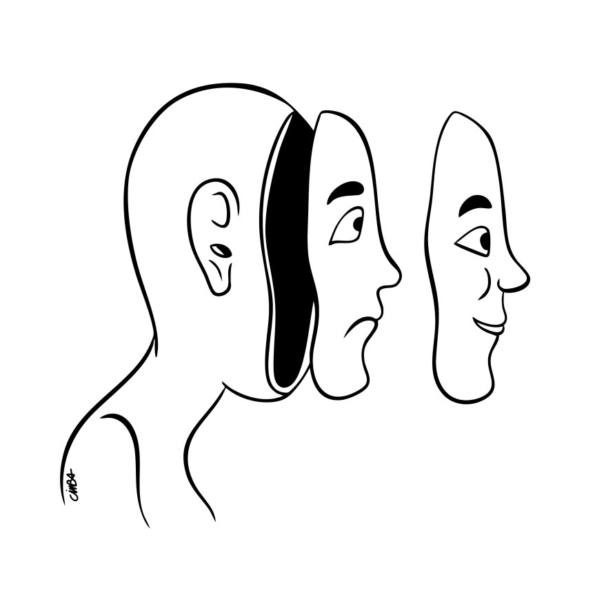 Volti scomposti: maschere social e vita&nbsp;vera